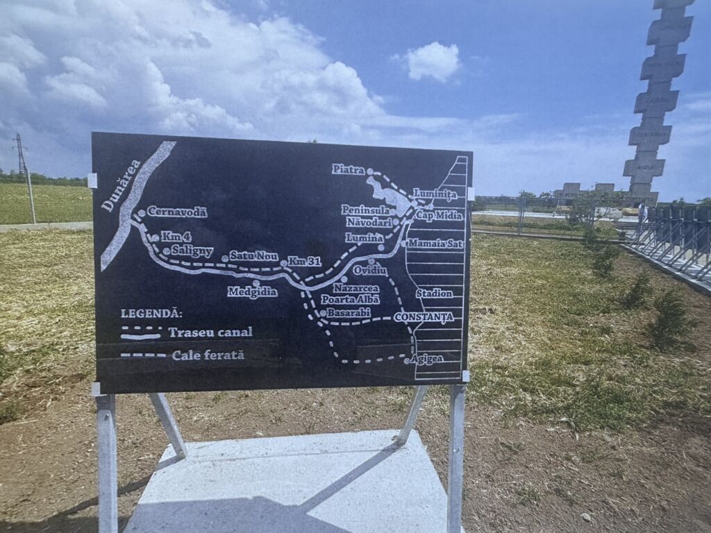 Harta ruta Canal Poarta Alba Constanta