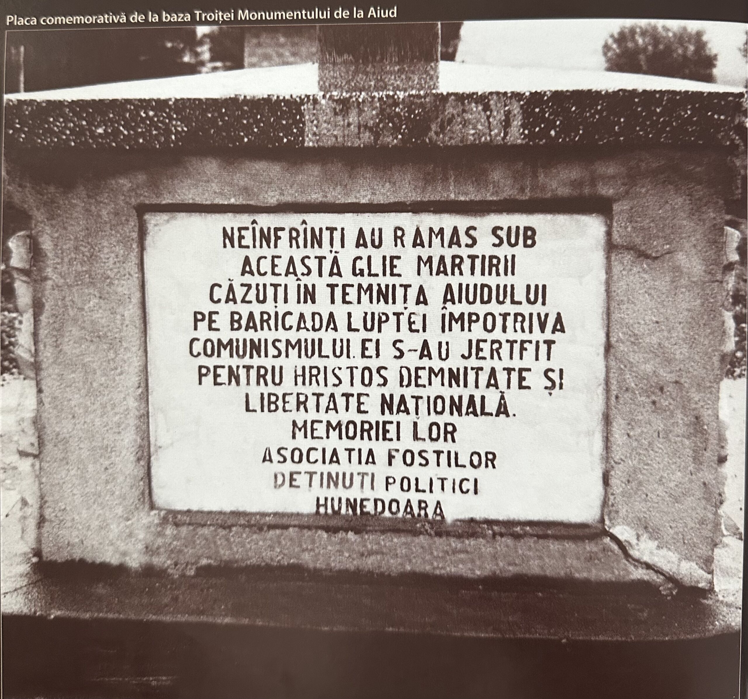 Placa comemorativa Aiud